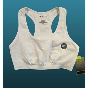 NEW Tek Gear Womens L Seamless Low Impact‎ Sports Bra Wicking Activewear Top
